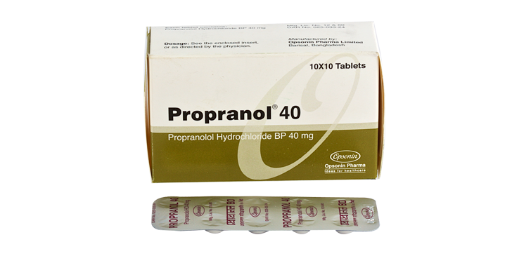Propranol 40mg Tablet