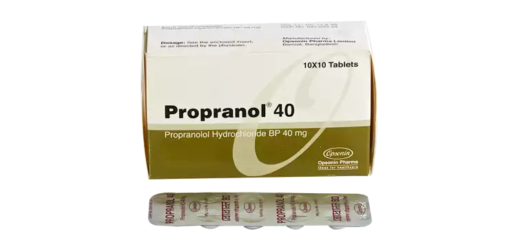 Propranol 40mg Tablet