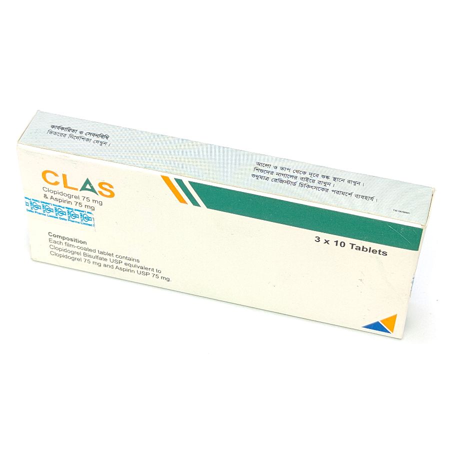 Clas 75/75 (30 Pcs) 75 mg+75 mg