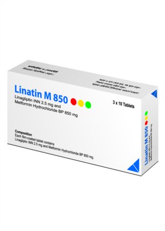 Linatin M 850 (30 pcs) 2.5mg+850mg