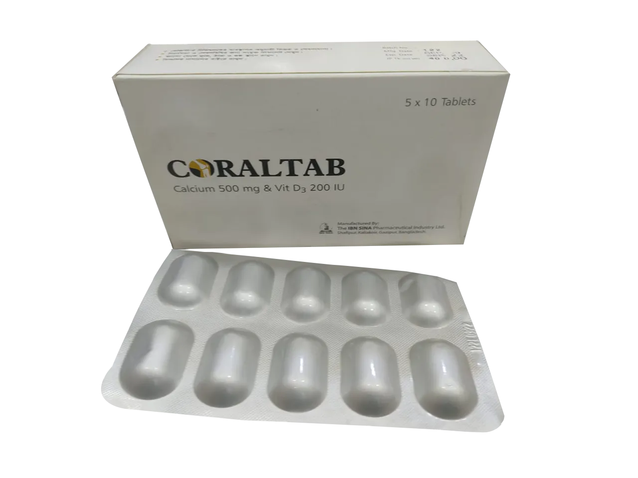 Coraltab 500+200IU